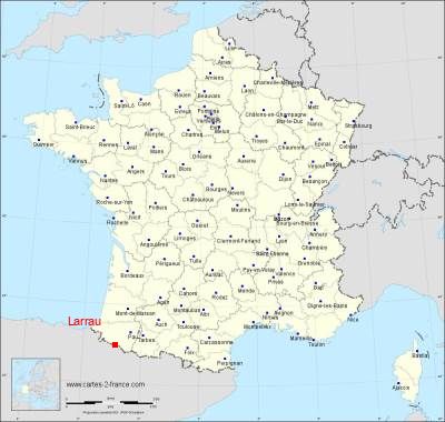 Carte de Larrau