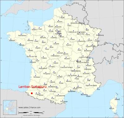 Carte de Larribar-Sorhapuru