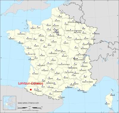 Carte de Lohitzun-Oyhercq