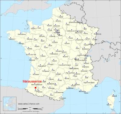 Carte de Malaussanne