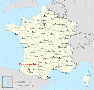 Carte de Mascaraàs-Haron