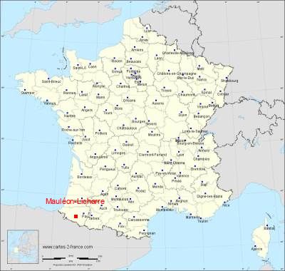 Carte de Mauléon-Licharre