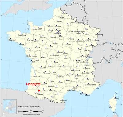 Carte de Monpezat