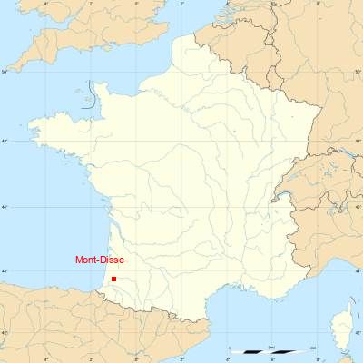 Fond de carte avec Mont-Disse