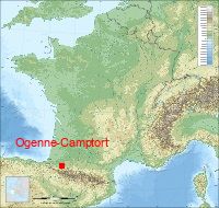 localisation mairie de Ogenne-Camptort
