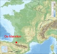 localisation mairie de Os-Marsillon