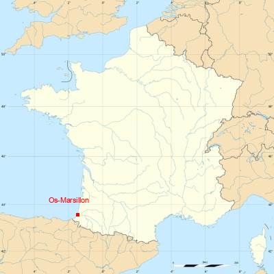 Fond de carte avec Os-Marsillon