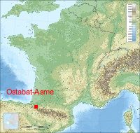 localisation mairie de Ostabat-Asme