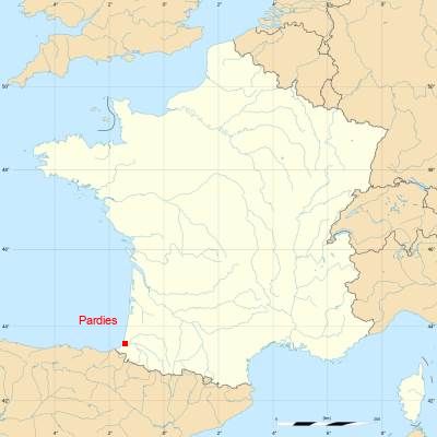 Fond de carte avec Pardies