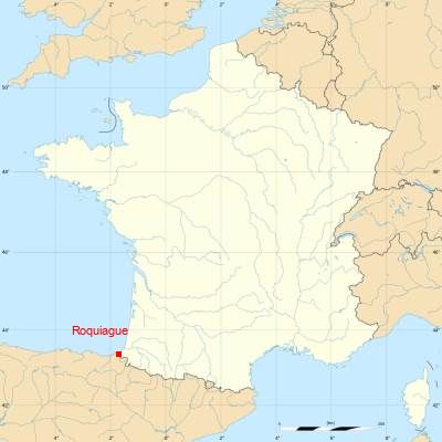 Fond de carte avec Roquiague