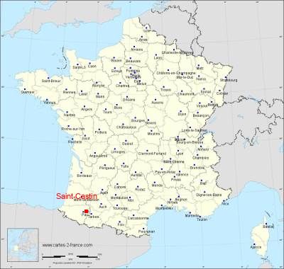 Carte de Saint-Castin