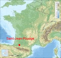 localisation mairie de Saint-Jean-Poudge