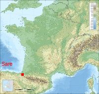 localisation mairie de Sare