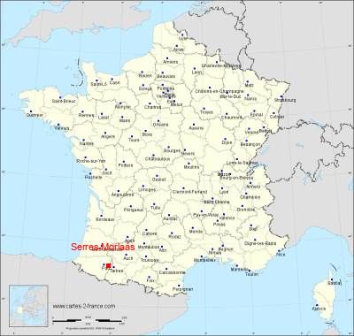 Carte de Serres-Morlaàs