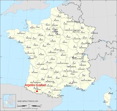 Carte de Argelès-Gazost