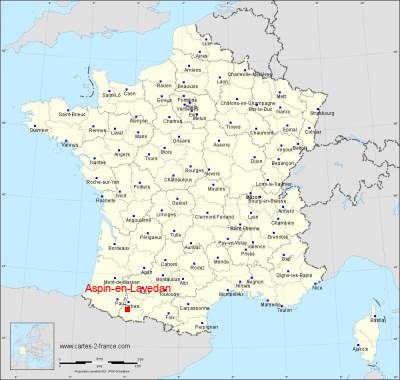 Carte de Aspin-en-Lavedan