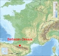 localisation mairie de Barbazan-Dessus