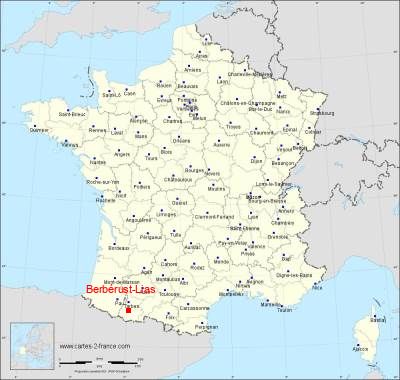 Carte de Berbérust-Lias