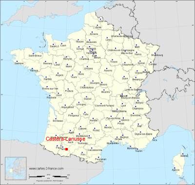 Carte de Castéra-Lanusse