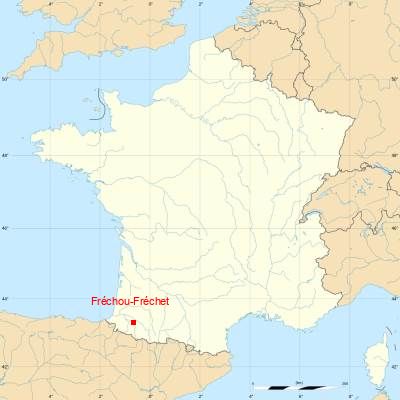 Fond de carte avec Fréchou-Fréchet