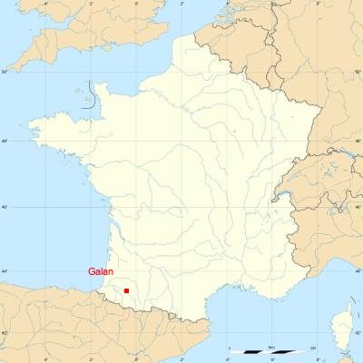 Fond de carte avec Galan