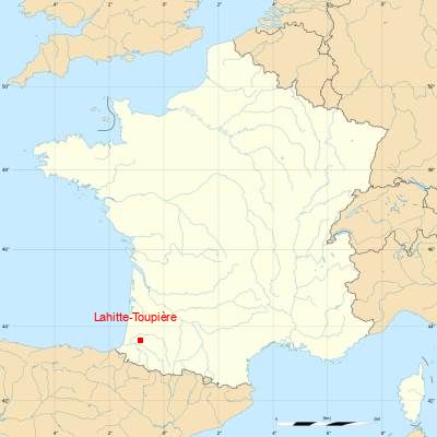 Fond de carte avec Lahitte-Toupière