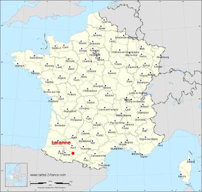 Carte de Lalanne