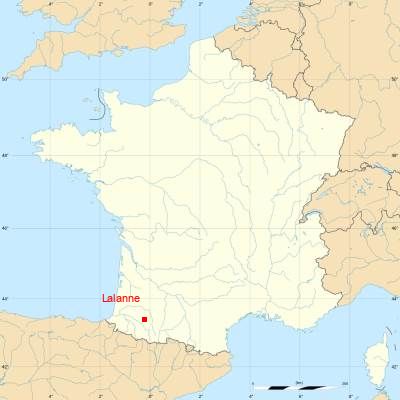 Fond de carte avec Lalanne
