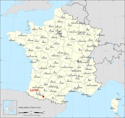 Carte de Lortet