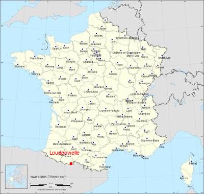 Carte de Loudenvielle