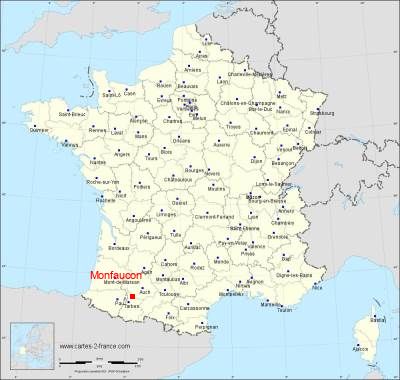 Carte de Monfaucon