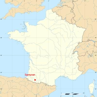 Fond de carte avec Samuran