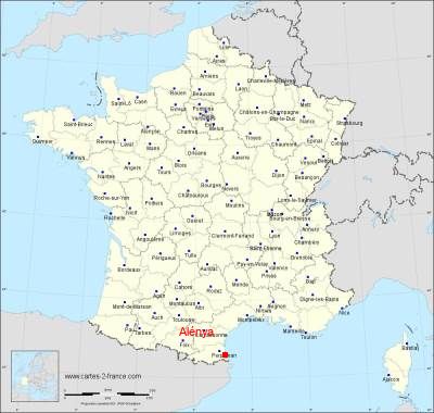 Carte de Alénya