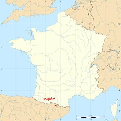 Fond de carte avec Bolquère