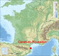 localisation mairie de Canet-en-Roussillon