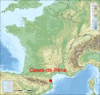 localisation mairie de Cases-de-Pène