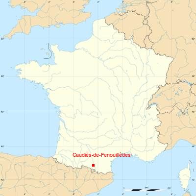 Fond de carte avec Caudiès-de-Fenouillèdes