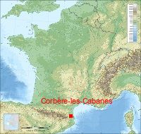 localisation mairie de Corbère-les-Cabanes