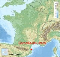 localisation mairie de Corneilla-del-Vercol