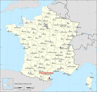 Carte de Peyrestortes