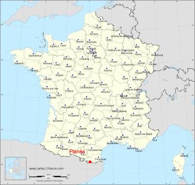 Carte de Planès