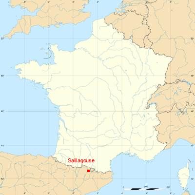 Fond de carte avec Saillagouse