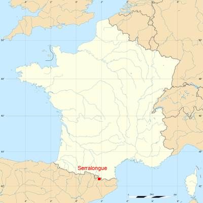 Fond de carte avec Serralongue