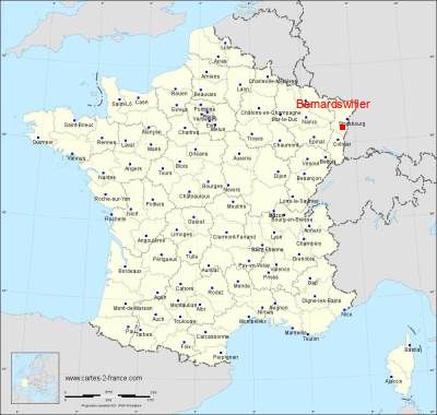 Carte de Bernardswiller