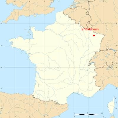 Fond de carte avec Ichtratzheim