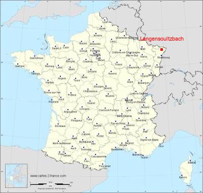 Carte de Langensoultzbach
