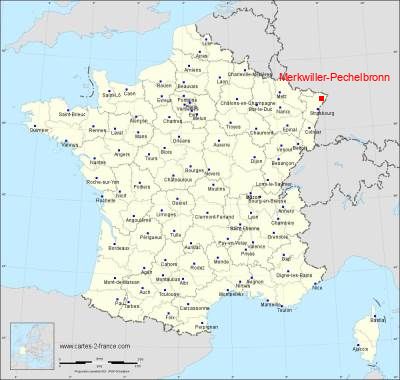 Carte de Merkwiller-Pechelbronn