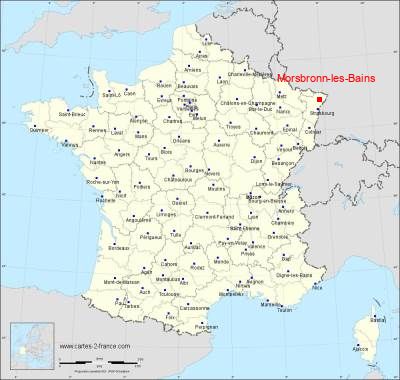 Carte de Morsbronn-les-Bains
