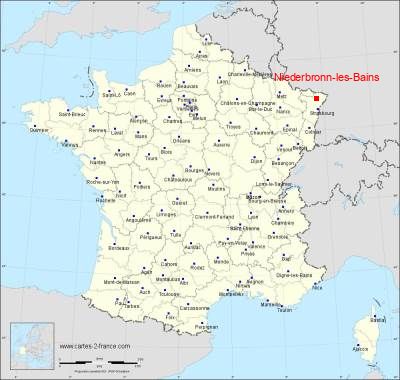 Carte de Niederbronn-les-Bains