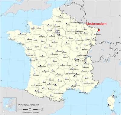 Carte de Niederroedern